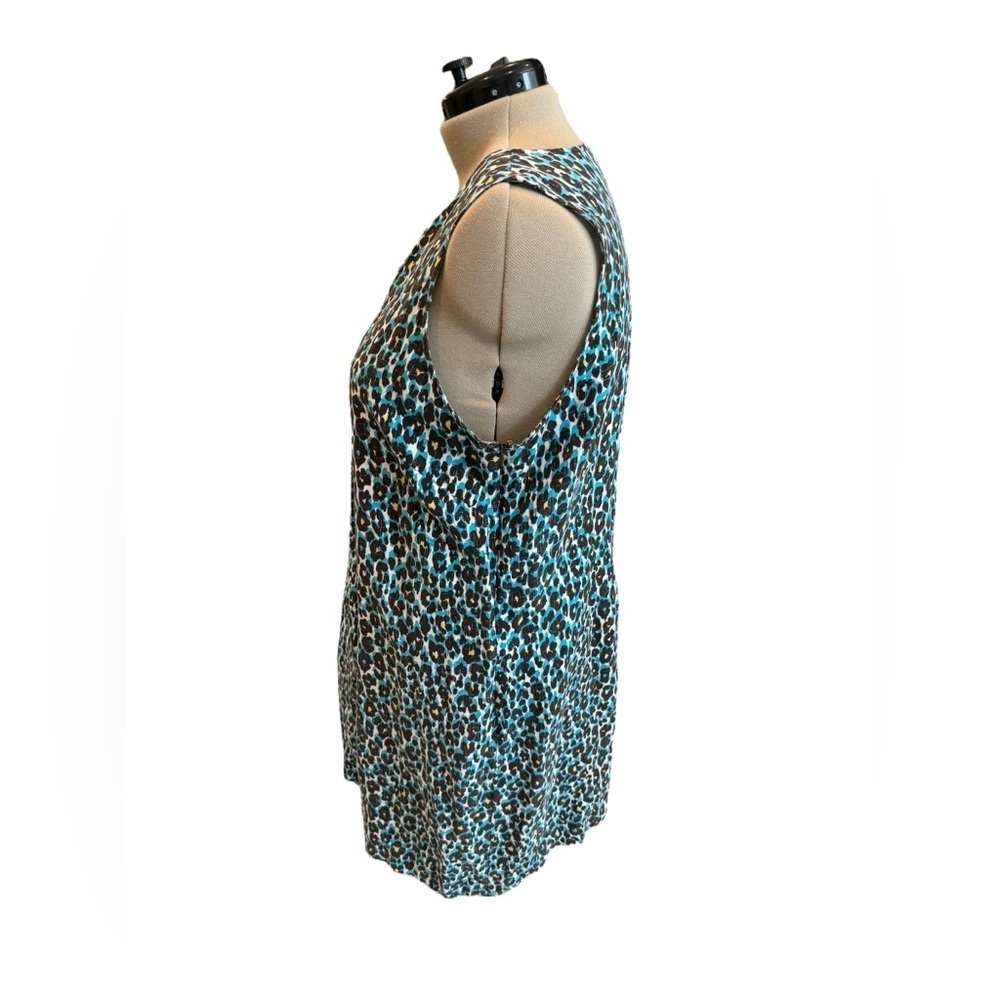Ruby Rd Blue Animal Print Dress Size 20W - Picture 3 of 9